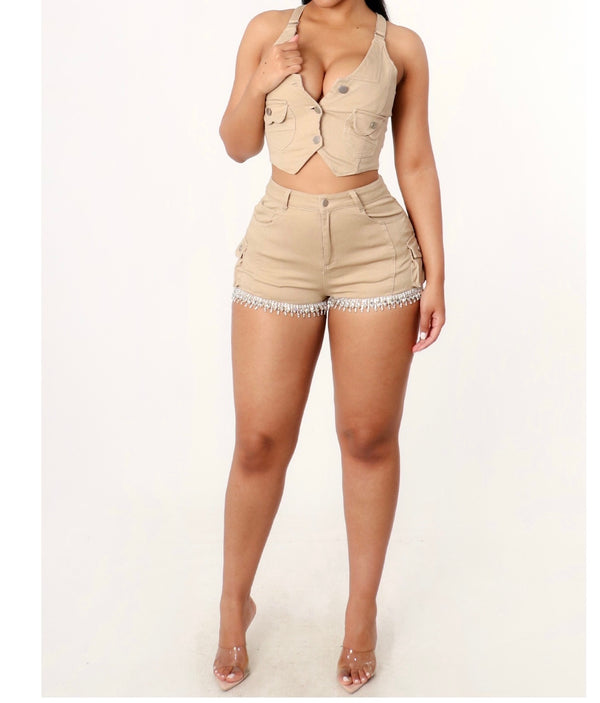 Giovana 2 piece short set